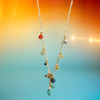 Multi Color Island Blue Necklace