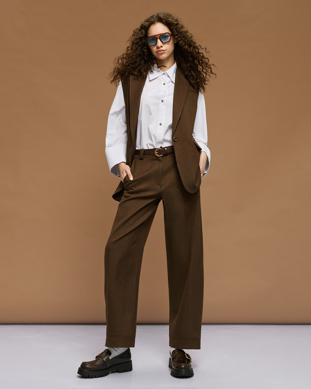 Long Striped Shirt Off White