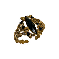 Lume Gold Brass Black Dimomd Crystal