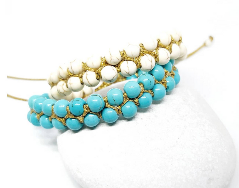 Double Stones Macrame Bracelet