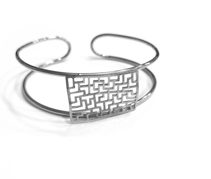 Love For Geometry Silver Bracelet