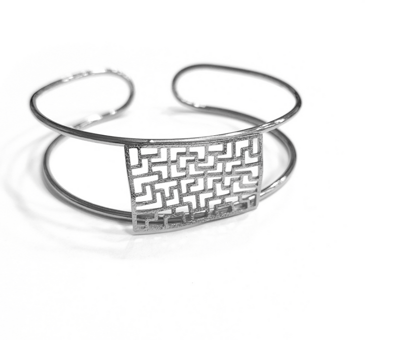 Love For Geometry Silver Bracelet