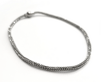 Full Strass Necklace Silver