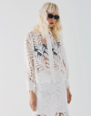 Broderie Cropped Shirt And Skirt Set