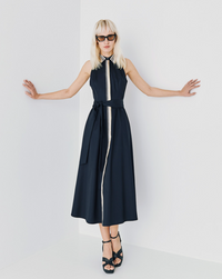 Flare Dress With A Belt