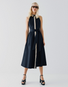 Flare Dress With A Belt