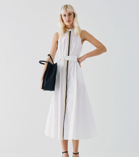 Flare Dress With A Belt