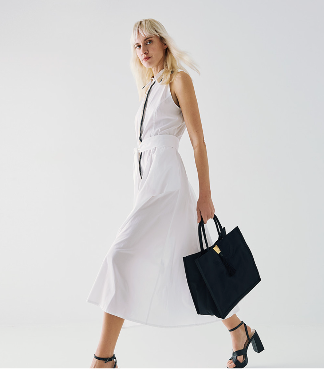 Flare Dress With A Belt Flare Dress With A Belt
