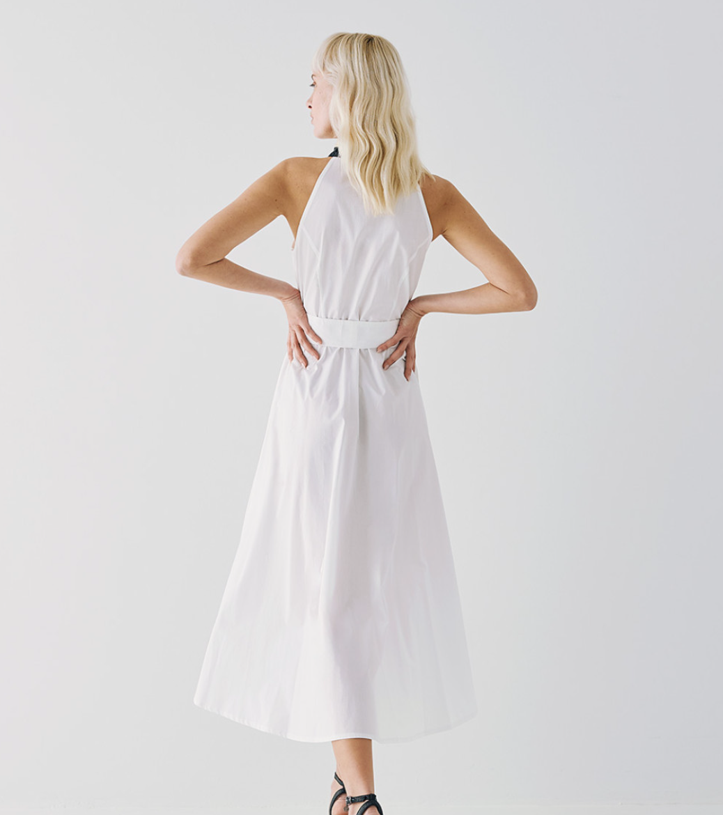 Flare Dress With A Belt