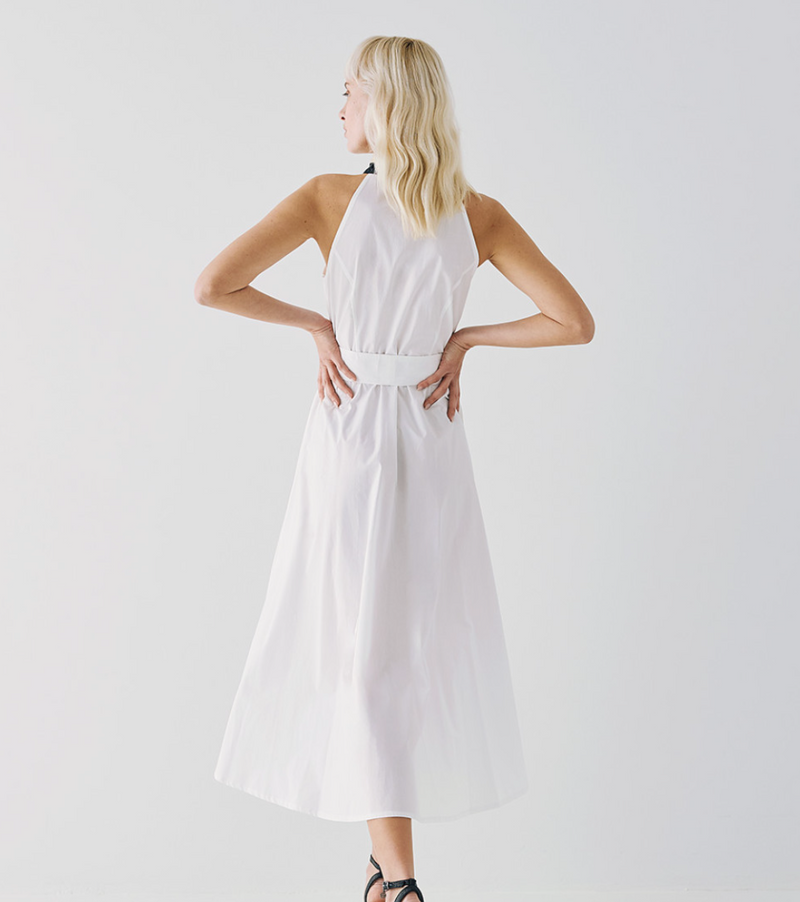 Flare Dress With A Belt