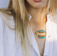 Moby Necklace Black Oxidation
