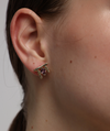 Celune Stud Earrings Amethyst Light Crystal