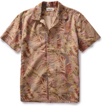 The Hawthorne Short Sleeve Shirt In Tea Desert Palm