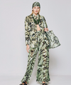 Matcha Oversized Shirt With Pants Set