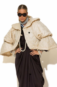 Rainfall Puffer Jacket - Off White