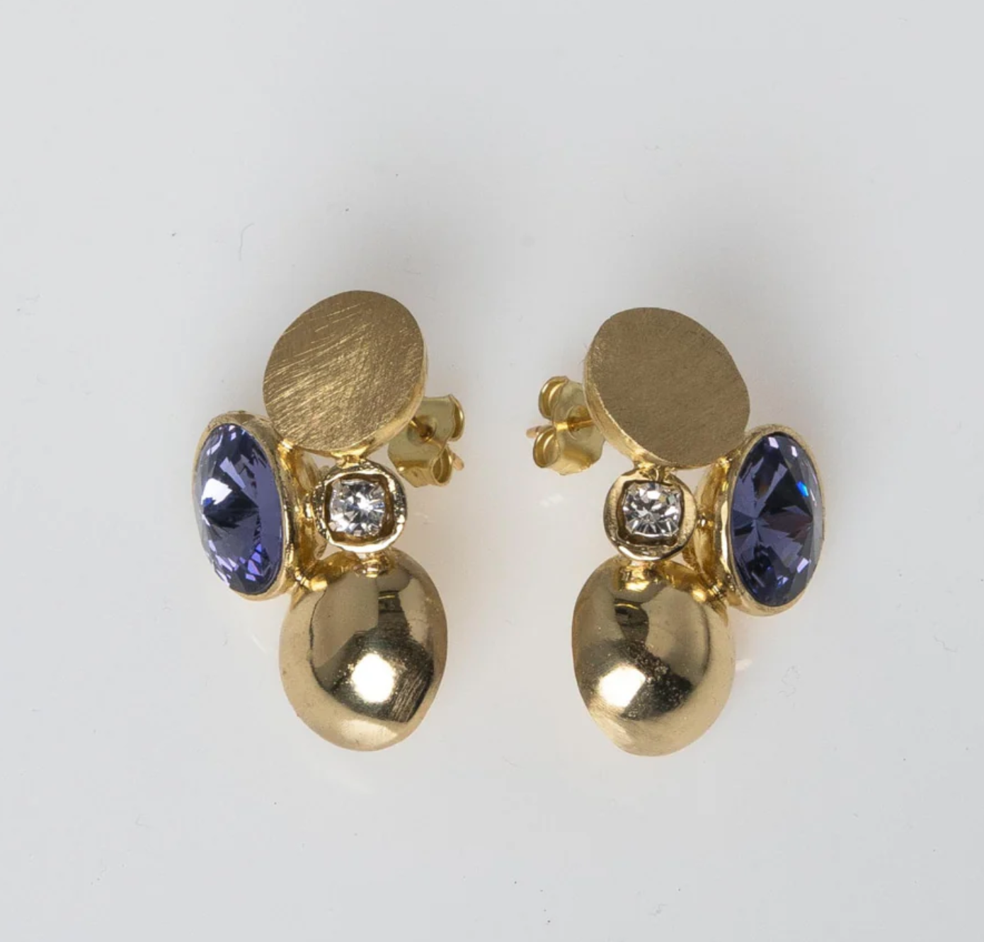 Boogie Tanzanite Crystal Earrings