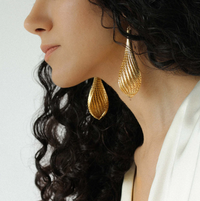 Flow Large Drop Earrings
