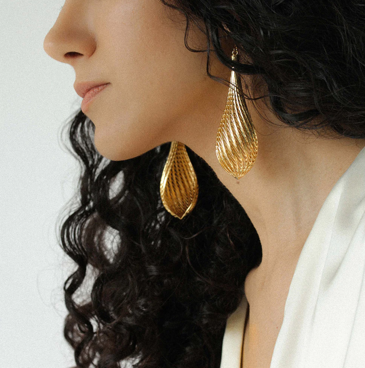 Flow Large Drop Earrings