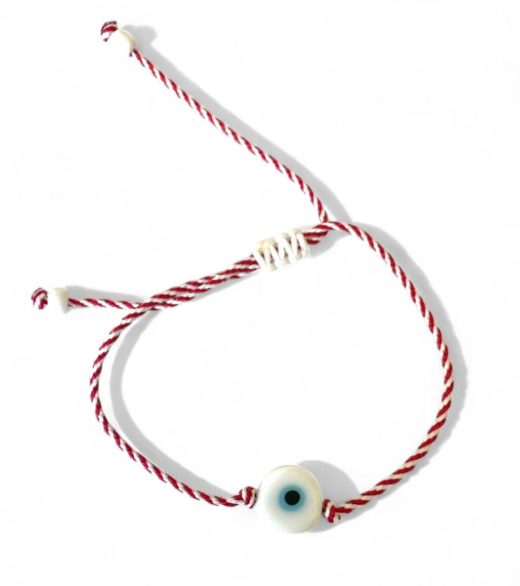 Unisex Marti Glass Evil Eye Bracelet