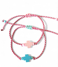 Little March Cross Bracelets