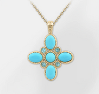 Lydia Cross Necklace - Small