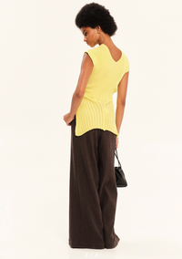 Seashells Knit Crossed Top