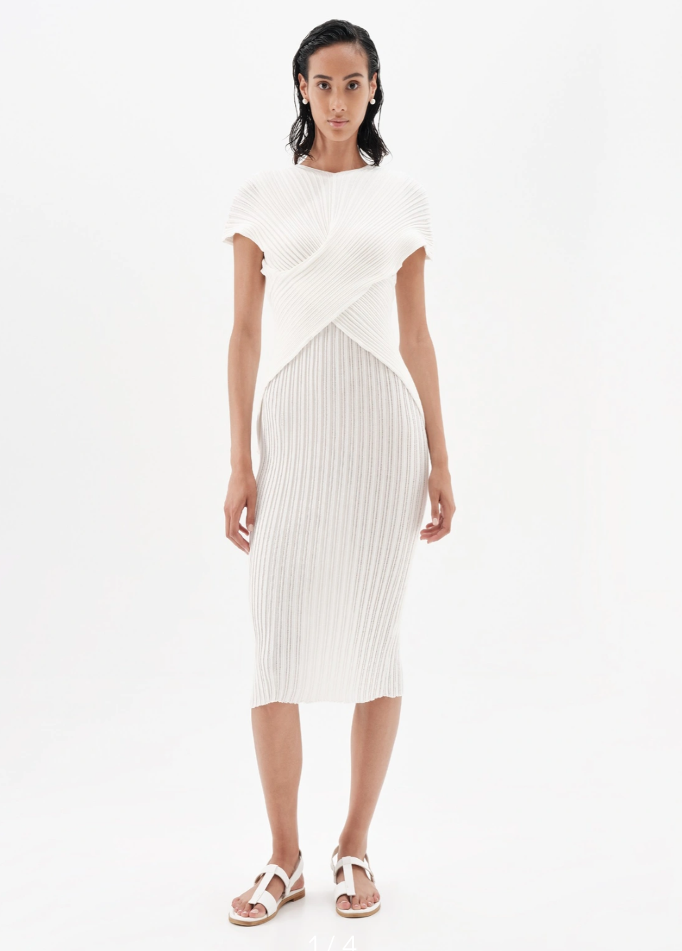 Seashells Knit Crossed Top