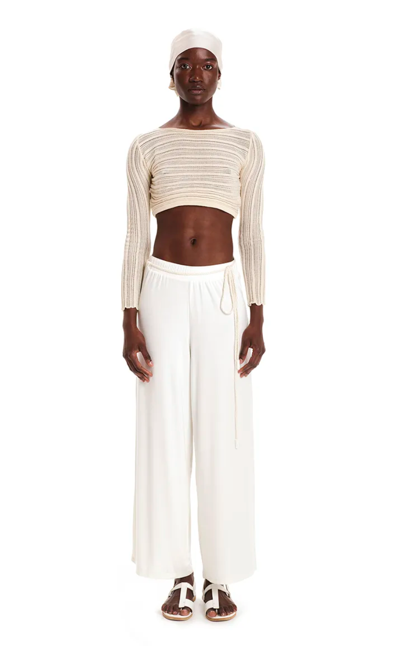 Knit Long-Sleeved Crop Top – Archetypes