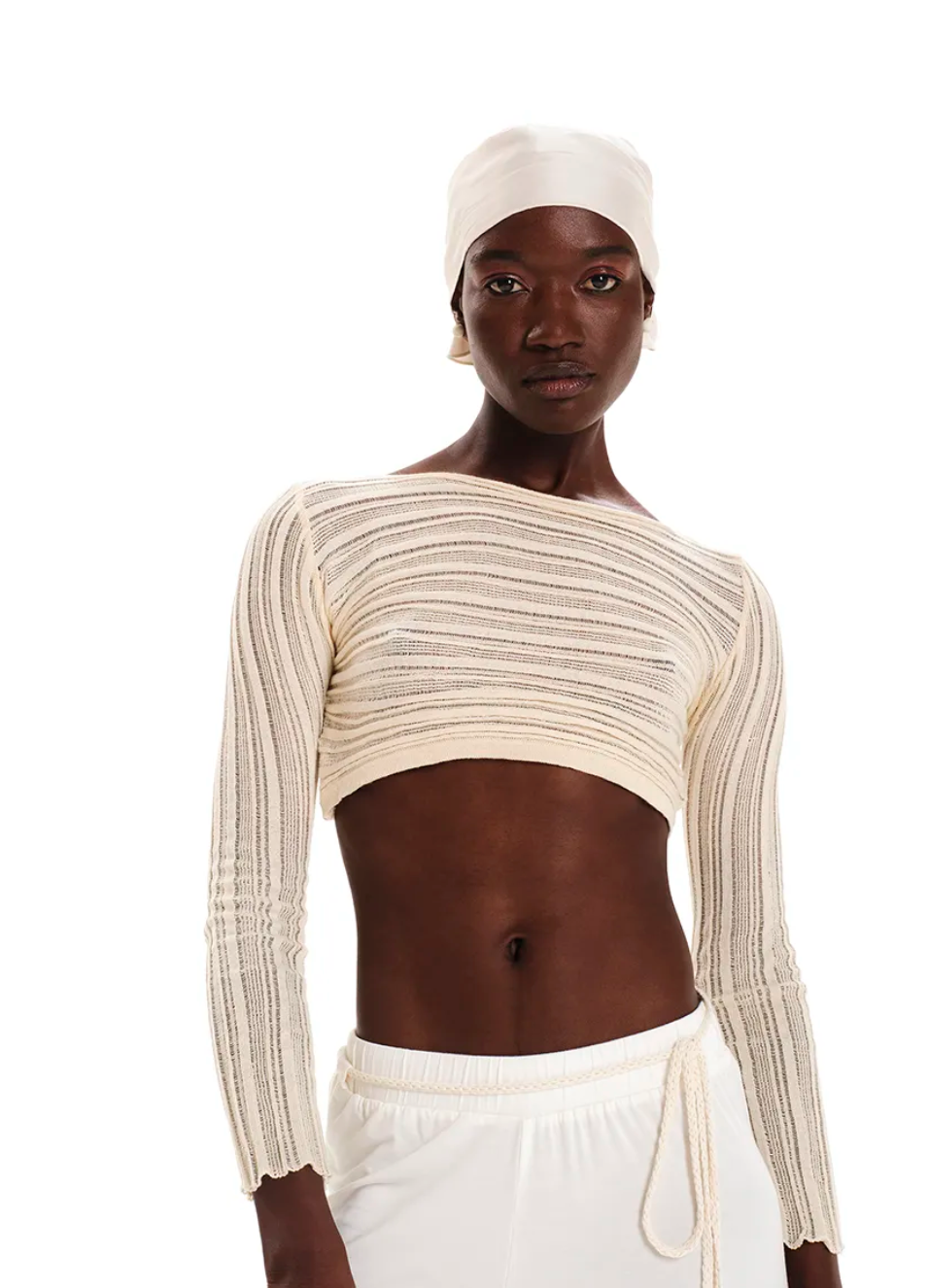 Knit Long-Sleeved Crop Top – Archetypes