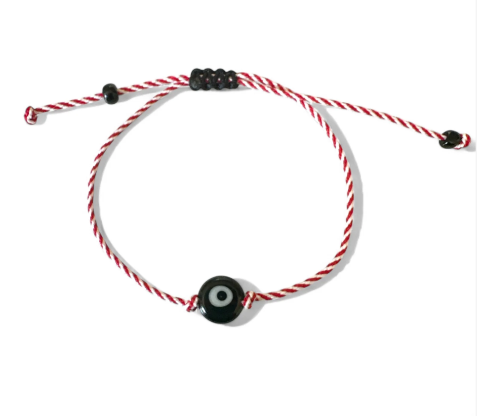 Unisex Marti Glass Evil Eye Bracelet