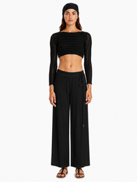 Knit Long-Sleeved Crop Top – Archetypes