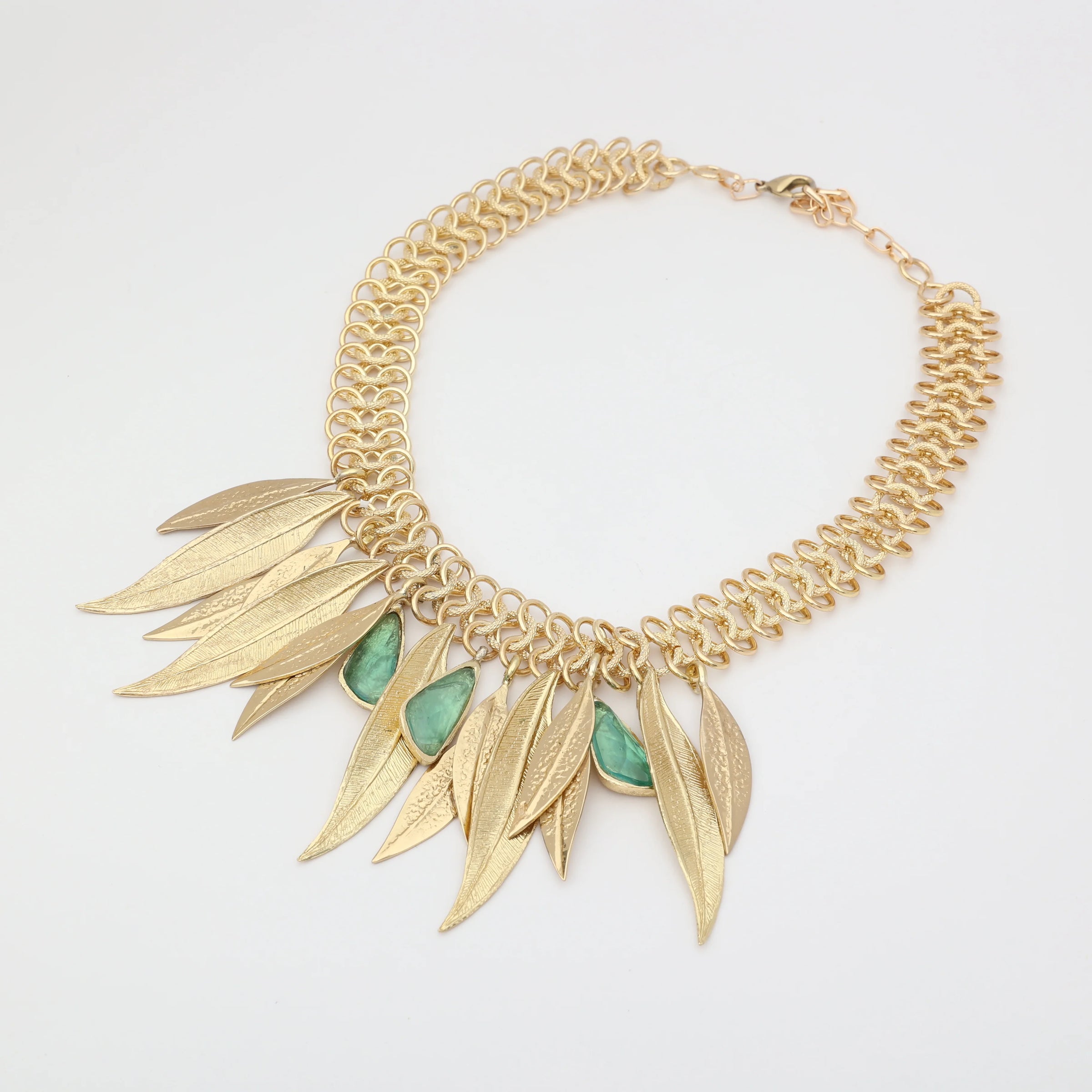 Velia Aqua Necklace Handmade