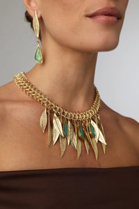 Velia Aqua Necklace Handmade