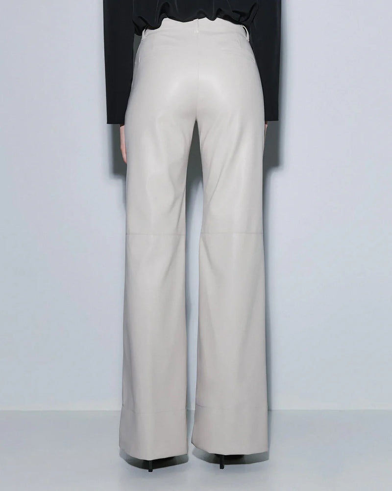 Vanilla Faux Leather Pants