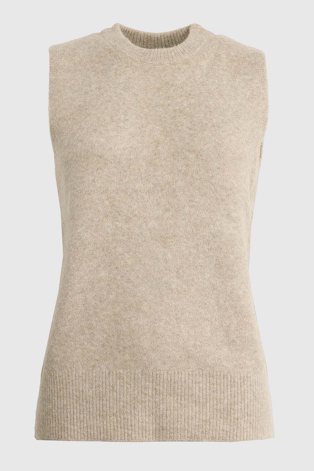 Betsie Knitted Wool Vest