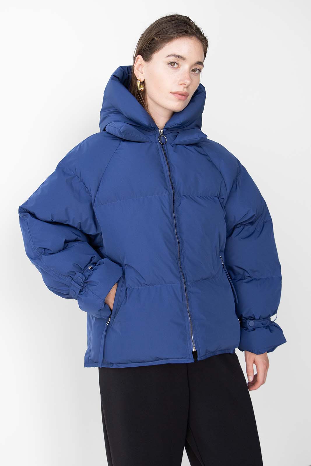 Puffer Jacket in Blue