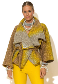 Yellow Tone Bracken Bomber Jacket