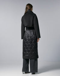 Long Coat with Mix Quilt