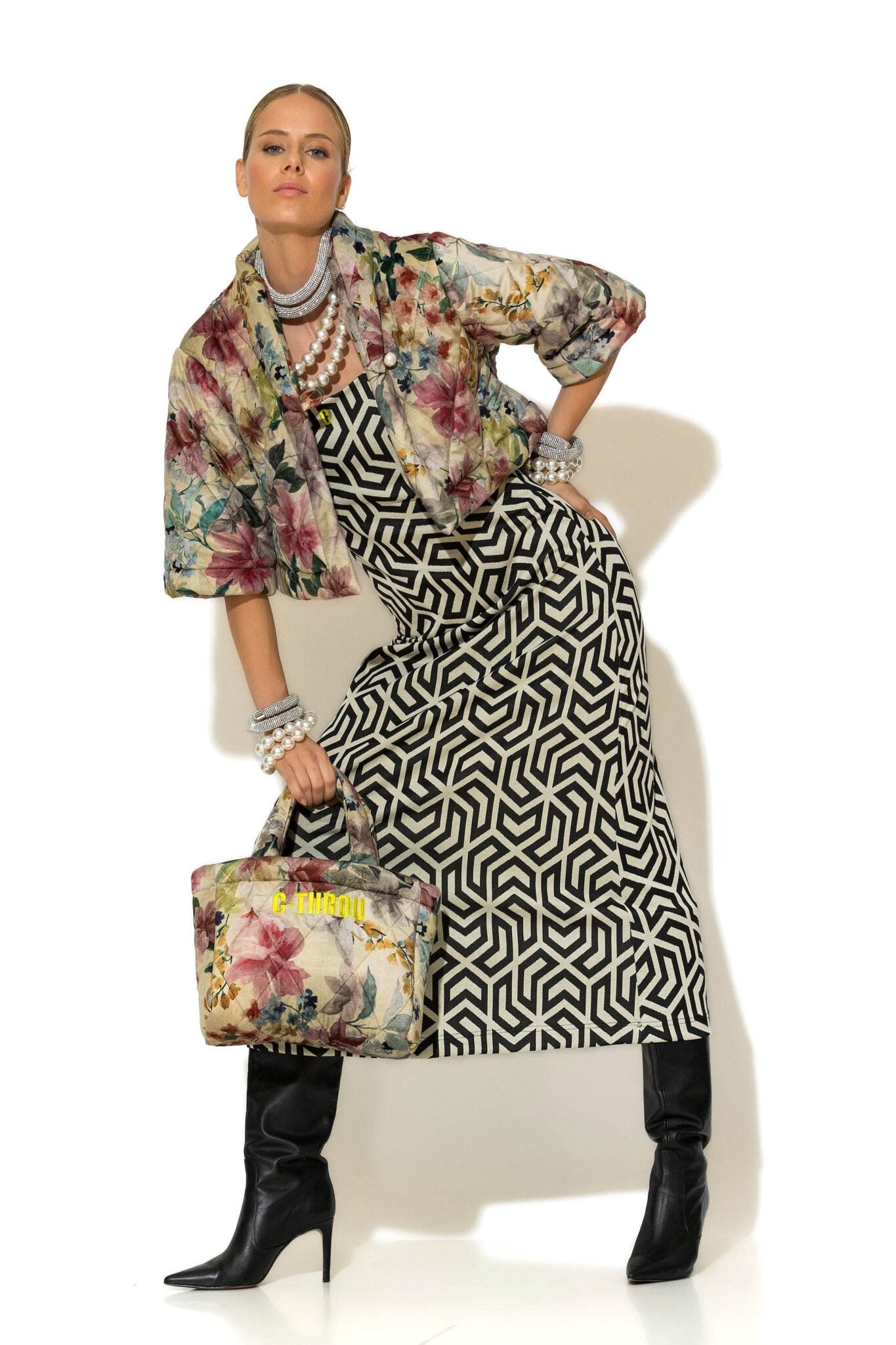 Featherroot Puffer Velvet Quilt Jacket