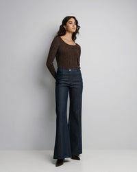 High Waist Flared Jeans