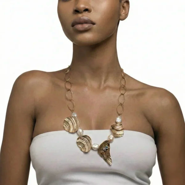 Ostrea Pearl Long Necklace