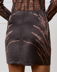 Printed Mini Skirt