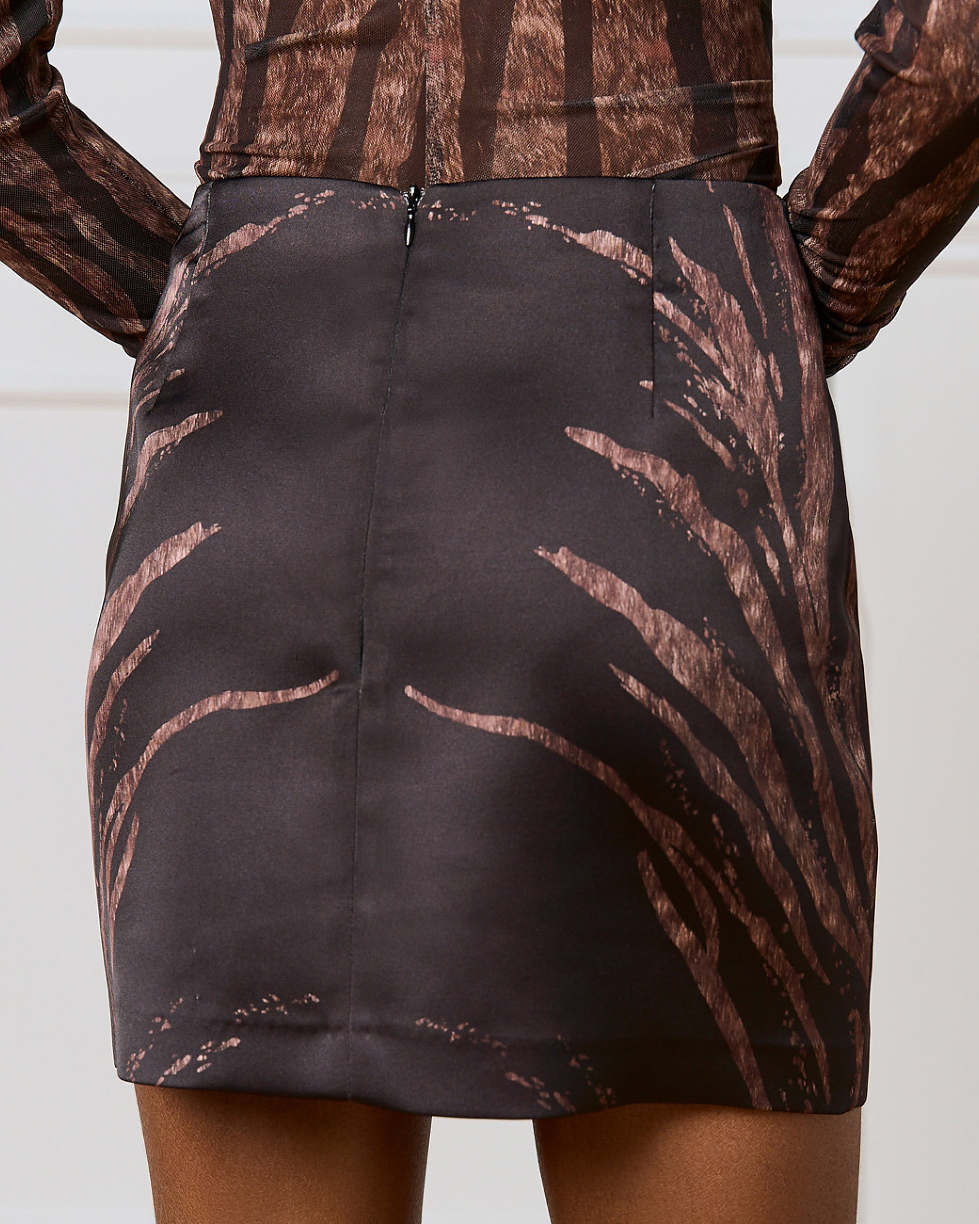 Printed Mini Skirt