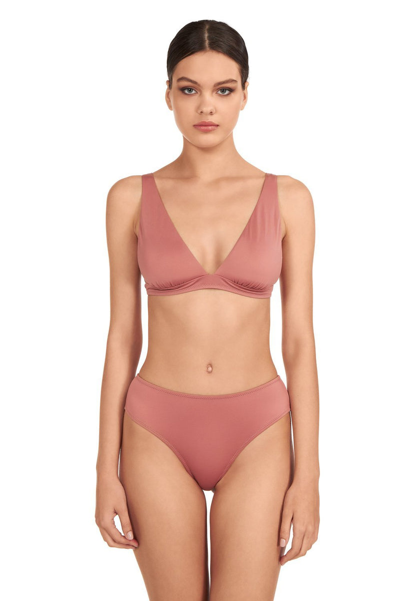 Ivy Dusty Rose Two-Piece Bathing Suit