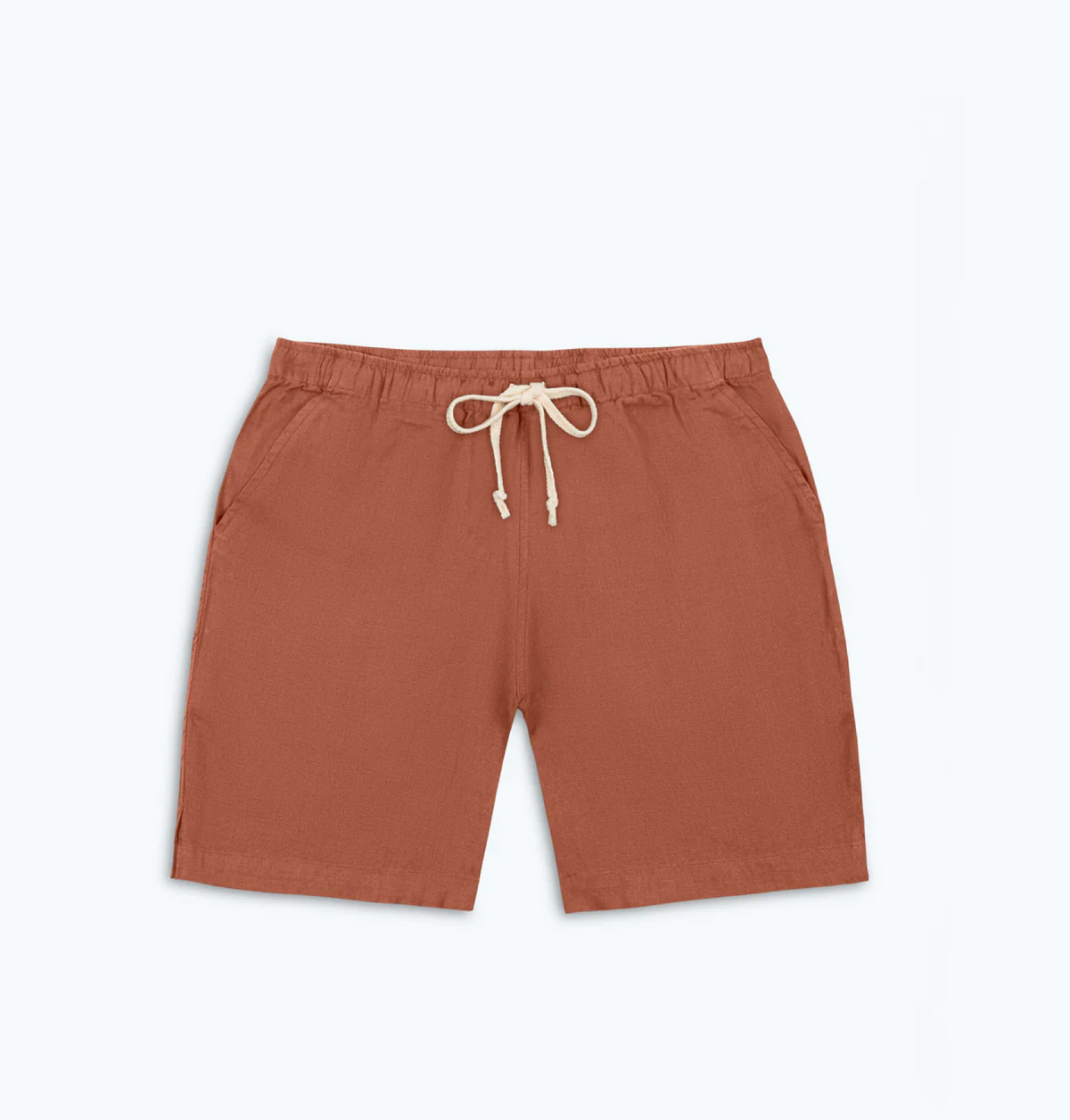 Men's Linen Shorts - Sequoia