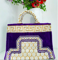 Athena Purple Large Tote