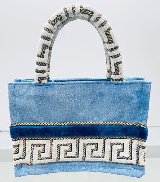 Olympia Mini Tote Bag - Ice Blue