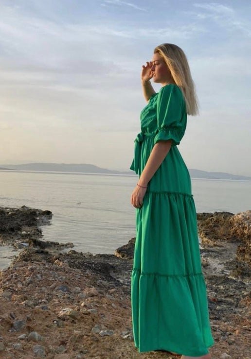 Syros Maxi Dress - Green
